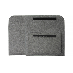 Custom Logo Multi-Function A4/A5 Envelope <b>Folder</b> Luxury Classic Felt <b>File</b> Sleeve Storage Cover with Strap/Button Document Bag - Product Image 2