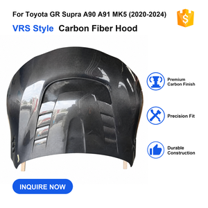 Cofano Motore in Fibra di Carbonio Stile VRS per <span class=keywords><strong>Toyota</strong></span> GR <span class=keywords><strong>Supra</strong></span> A90 A91 MK5 2020-2024, Cofano in Fibra di Carbonio per A90 <span class=keywords><strong>Supra</strong></span> - Product Image 1