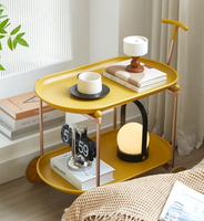 Chariot de rangement mobile moderne de luxe léger, style INS, armoire rotative créative, meuble de rangement simple pour cosmétiques