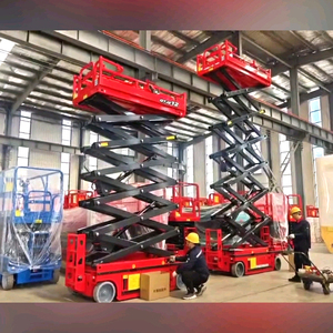 Mesin pengangkat gunting empat roda ponsel, kapasitas hidrolik konstruksi tugas berat maksimum tinggi - Product Image 6