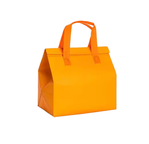 Sac fourre-tout isotherme en non-tissé avec feuille d'aluminium recyclable, personnalisable avec logo, qualité alimentaire, sérigraphié pour pain et hamburgers, vente en gros - Product Image 1