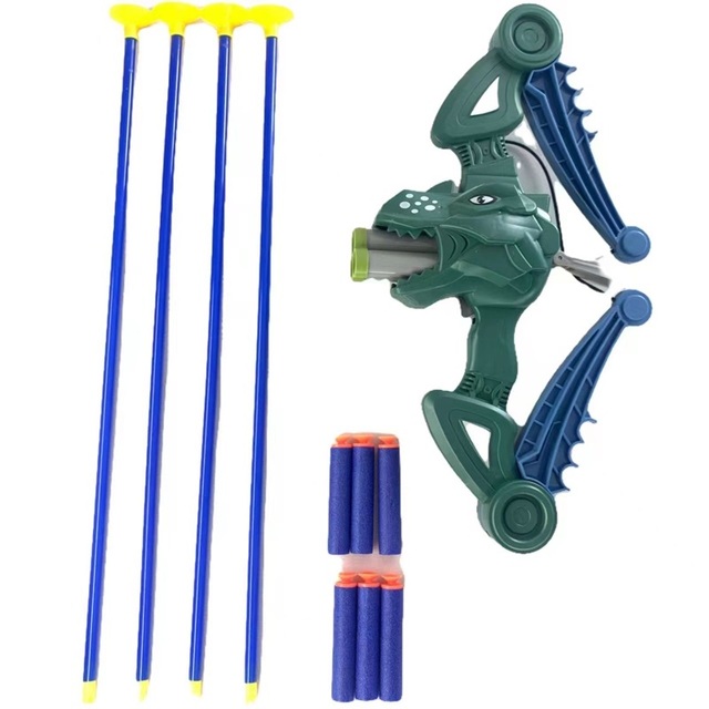 Wholesale New Design Children's Dinosaur Bow and Arrow Toy Shooting Target Complete Set Outdoor Shooting Funny Games for Kids