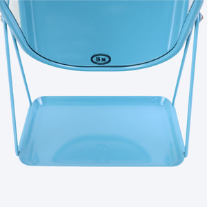 Màu xanh cửa hàng trực tuyến phổ biến hai mặt xoay máy tính để bàn Vanity hàng đầu gương lưu trữ hai mặt - Product Image 2