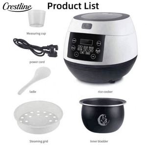 Olla Arrocera Digital Inteligente Portátil de 3L para el Hogar, con Revestimiento Antiadherente, Cocción Rápida, para Uso Doméstico y Comercial - Product Image 5
