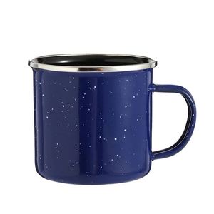 Mug de bonne qualité avec bord en métal, tasse à lait en émail personnalisée par sublimation pour la publicité - Product Image 1
