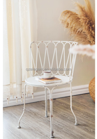 Ensemble de tables et chaises pliantes de bistrot français en fer antique avec finition durable thermolaquée pour la décoration intérieure