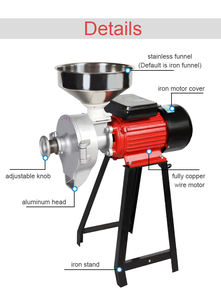 Mais Mais Bohnen Erdnuss Kaffee Reismehl Mahl maschine Eisen mühle Steinmühle Maschine Zellstoff Maschine in Milch - Product Image 6