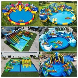Tobogán Inflable Comercial para Parque Acuático y <span class=keywords><strong>de</strong></span> Tierra <span class=keywords><strong>con</strong></span> <span class=keywords><strong>Piscina</strong></span> <span class=keywords><strong>de</strong></span> Bronceado, Tamaño Personalizado para <span class=keywords><strong>Alquiler</strong></span> en Fiestas - Product Image 5