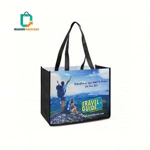 Fabricantes de auditoría NBCU logotipo personalizado tela reciclable llevar bolsa de tela no tejida - Product Image 6