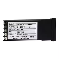 REX-C100 220V plastique numérique PID Thermostat régulateur de température OEM SSR/relais sortie K Type Thermocouple capteur intérieur