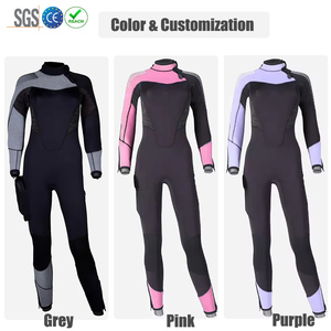 <span class=keywords><strong>Traje</strong></span> de <span class=keywords><strong>Neopreno</strong></span> Semi Seco Sbart de 7mm para Mujer, Manga Larga, Cierre Trasero, <span class=keywords><strong>Traje</strong></span> de Buceo, <span class=keywords><strong>Traje</strong></span> de Surf, Kayak, Impermeable y Cálido - Product Image 3