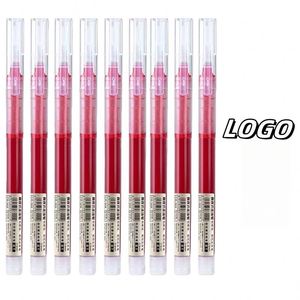ปากกาเจลพลาสติกพิมพ์โลโก้ตามสั่ง X527-1 หัวเข็ม 0.5 มม. ปลายแหลม พิมพ์ UV พกพาสะดวก ของแจกส่งเสริมการขายสำหรับองค์กร - Product Image 1