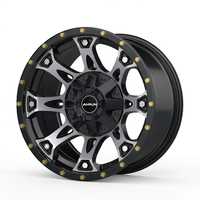Jantes forgées sur mesure, face usinée noire, jantes en alliage tout-terrain, 15-20 pouces, PCD ET personnalisé, 4x4 SUV pour Toyota Hilux LC80