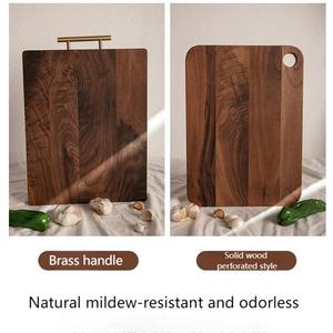 Produits très vendus Planche à découper en bois faite à la main Planche à pain en bois Plateau <span class=keywords><strong>de</strong></span> cuisine Noyer noir Bois dur Usage domestique - Product Image 2