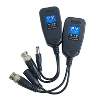 Prix usine passif 8mp PV 2 en 1 connecteur de Balun vidéo coaxial HD AHD TVI CVI pour système de sécurité CCTV