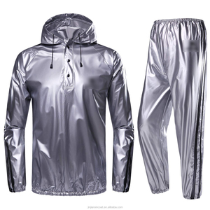 Tuta da sauna in Pvc resistente personalizzata unisex dimagrante da corsa esercizio di peso loos sauna tute da ginnastica per le donne - Product Image 2