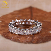 Bague en or massif 10k 14k 18k avec diamants de laboratoire HPHT IGI de taille ovale radiante ronde DEF VVS, bague pour femme