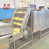 MBC productielijn voor aardappelchips, frieten: schillen, snijden, reinigen, blancheren, frituren; machine voor aardappelverwerkingsfabriek