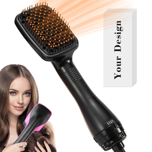 Rizador de Pelo Eléctrico de 3 Velocidades, Cable de Alimentación de 1.6m, Cepillo de Aire Caliente Portátil, Material ABS, Herramientas para Rizar el Cabello con Cable de Alimentación de 1.6m - Product Image 1