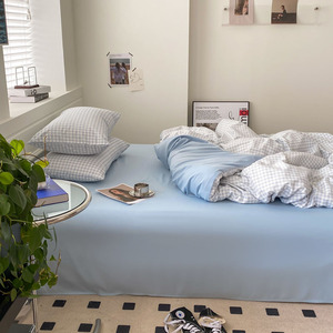 Juego de Ropa de Cama Moderno con Diseño Geométrico a Cuadros, 100% Fibra de Poliéster, 4 Piezas, para Todas las Temporadas, Agradable al Tacto, Diseño Personalizable Nuo - Product Image 2