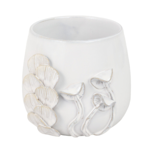 Vaso per piante in ceramica a forma di fungo per decorazioni interne ed esterne - Product Image 1