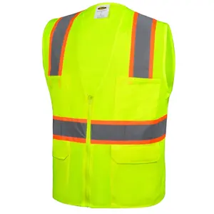 Cooling Blue Red Road Workers Class 3 Cheap Mesh High Visibility Fluorescent Reflective Safety Security Vests With Logo Pockets