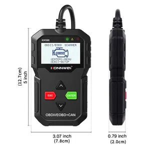 多语言全OBD 2功能扫描仪Konnwei KW590汽车诊断工具通用OBD2汽车扫描仪