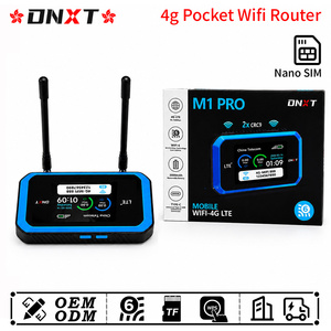 เราเตอร์พกพา DNXT pocket wifi CRC9 เสาอากาศ 4G ความจุแบตเตอรี่ 3000mAh หน้าจอ LCD 2.4 นิ้ว สำหรับการเดินทาง - Product Image 1