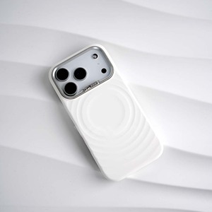Funda Magnética de Silicona Líquida con Incrustaciones de Diamantes para iPhone 17 Pro/Max, Modelo S085, con Marco para Lente y Diseño Corrugado - Product Image 3