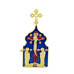 HT Church Products Manufacture Orthodox Cross For Church Religious Items Catholic Christian Decor Religious Items Holy Water Set