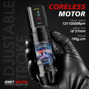 XNET Bestia 2400毫安时<span class=keywords><strong>2</strong></span>.4 4.<span class=keywords><strong>2</strong></span>毫米可调行程专业无线纹身笔枪机艺术家人体艺术 - Product Image 3