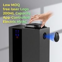Diffuseur de parfum électrique en métal pour HVAC, capacité 200 ml, pour hôtels et usage domestique, contrôlé par application, garantie 1 an, diffuseur d'air de table