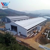 Conception de hangar industriel, structure en acier préfabriquée robuste, entrepôt, atelier avec services de soudage et de pliage