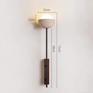 Modern Creative Wabi Sabi Flower Shaped LED Wall Lamp Simple Warm Bedroom Bedside <strong>Sconce</strong> <strong>Light</strong> for Stone Apartment Home Villa - Product Image 5