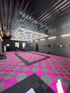 Pavimentazione Modulare KCX Senza Giunture, Antiscivolo, 400*400*18mm, Piastrelle in PP per Officina e Garage - Product Image 3