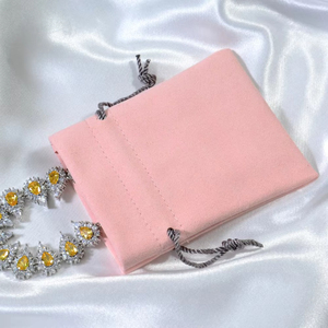 Petites pochettes à cordon de serrage de luxe pour bijoux et mini-cadeaux - Product Image 3