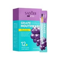 SADOER Groothandel Probiotische Fruitgeurende Vloeibare Mondwater Tandbleekmiddel Mondverzorgingsproduct Reisset Formaat Draagbaar Mondwater