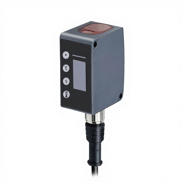 CORON GLZ High-Precision Diffuse Laser Distance Measurement Sensor 1m 2m 5m Sensing Range with RS485 Interface PNP NPN Optional