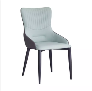 Chaise de salle à manger moderne en faux cuir de luxe durable et léger de haute qualité au design nordique - Product Image 2