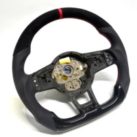 Volant en fibre de carbone prêt à être expédié pour SEAT Leon, Polo, Superb, Golf MK4, Sharan, Jetta, Passat B5, Skoda Octavia, carbone forgé