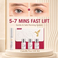 ICONSIGN Kit de rehaussement rapide des cils Camellia en gros, Kit de permanente des cils à la cystéamine et kératine, Système de recourbement longue durée OEM