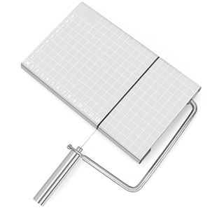 Cheese Slicers with Wire for Block Cheese Adjustable Cheese Cutter <b>Board</b> with 5 Replacement Wires Precise Scale - Product Image 5