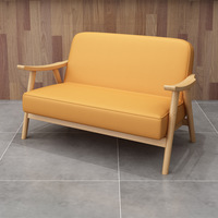 Ensemble table et chaises en bois massif pour café, bibliothèque, espace lounge, bar à livres, zone de loisirs, négociation et réception