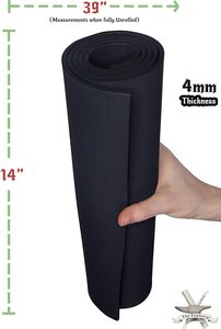 Siêu mật độ cao EVA bọt cosplay 4mm (1mm đến 10mm) màu đen hoặc trắng 14 "x 39" tấm 85 kg/m3 nhựa thủ công bọt - Product Image 4