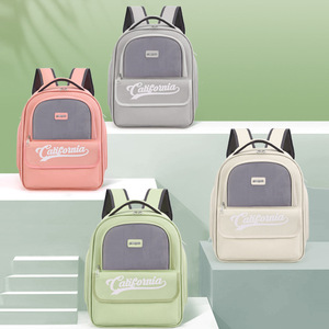 Pet <b>Carrier</b> <b>Backpack</b> Oxford Fabric Breathable Portable <b>Cat</b> Dog <b>Carrier</b> Pink Green Beige Gray - Product Image 1