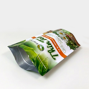 Sachet Doypack en plastique imprimé personnalisé avec fermeture zip refermable en Mylar <span class=keywords><strong>pour</strong></span> l'emballage de mélanges de thé <span class=keywords><strong>d</strong></span>étoxifiant, amincissant et aux herbes - Product Image 4