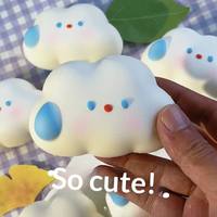Assortiment de 5 jouets mignons et moelleux en forme de nourriture, boîte cadeau avec fenêtre, pour les fêtes, les boutiques de détail et la vente en gros