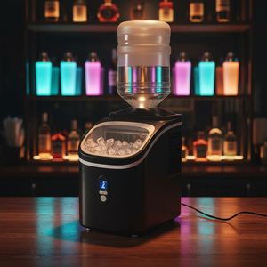 2026 New Household <b>Small</b> <b>Ice</b> <b>Maker</b> 20kg Square <b>Ice</b> Fully Automatic Quick <b>Ice</b> Cube Making Machine Plug-In Use - Product Image 2