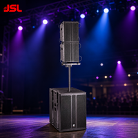 Sistema de Altavoces Line Array Activos JSL K6 K7, Subwoofer Amplificado, Sistema PA de 2 Vías para Sonido en Vivo, Conciertos, Eventos y Escenarios