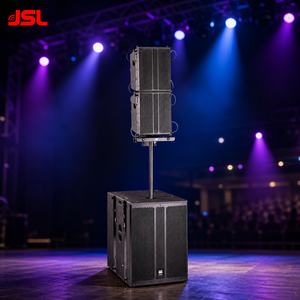 Système de sonorisation actif JSL K6 <span class=keywords><strong>K7</strong></span> avec caisson de basses amplifié et système Line Array 2 voies pour concerts et événements en direct - Product Image 4